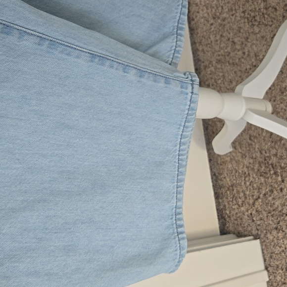 Uniqlo Light Blue Denim Pants Wide Legs High Waisted M  28-29. - Picture 4 of 7